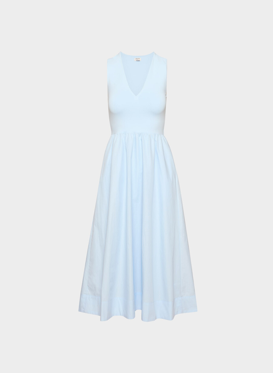 rochie locale poplin villa blue