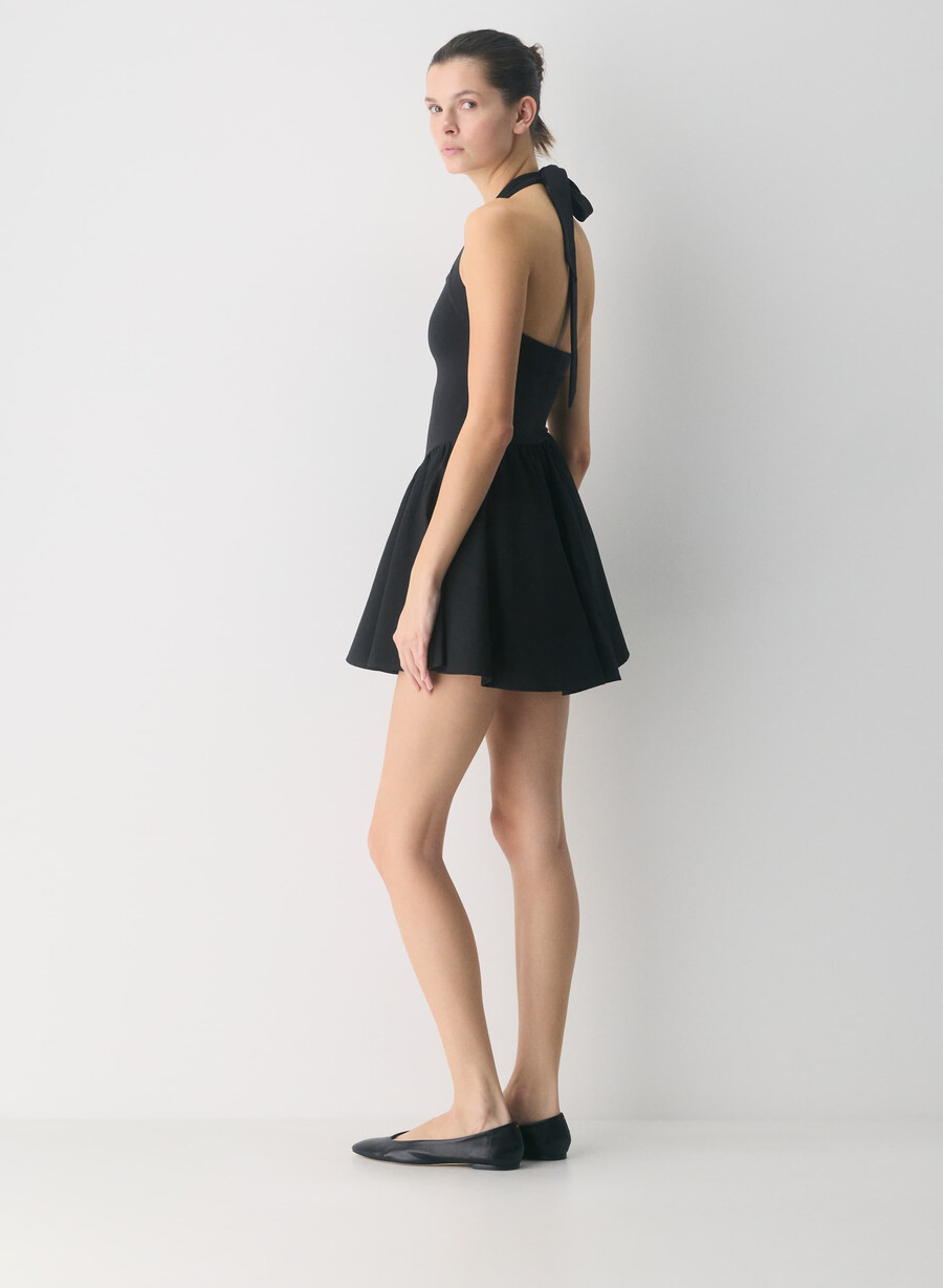 rochie courtyard poplin negru