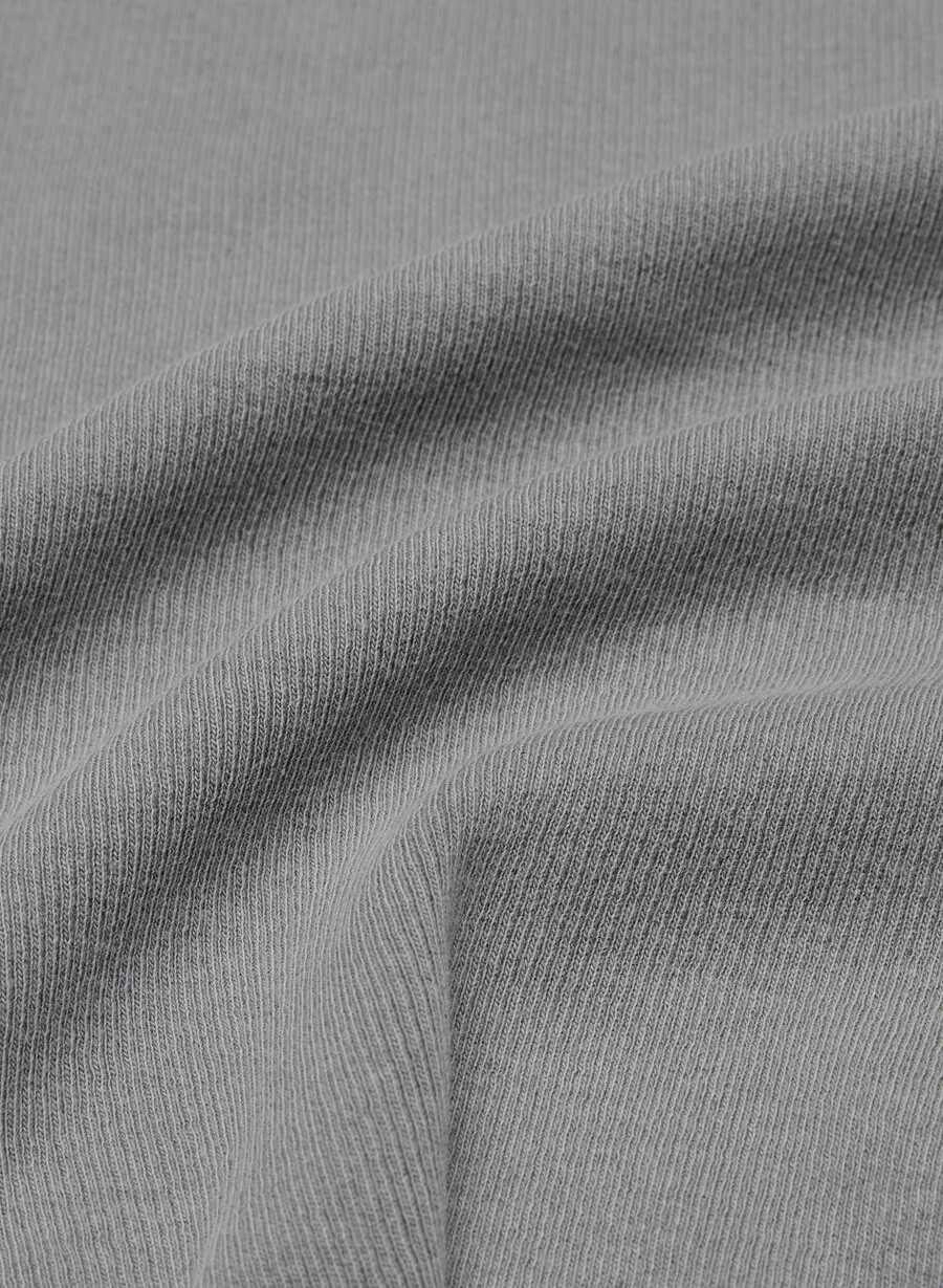 tricou homestretch rib cassette cu mânecă scurtă gri vintage model rvrtstn