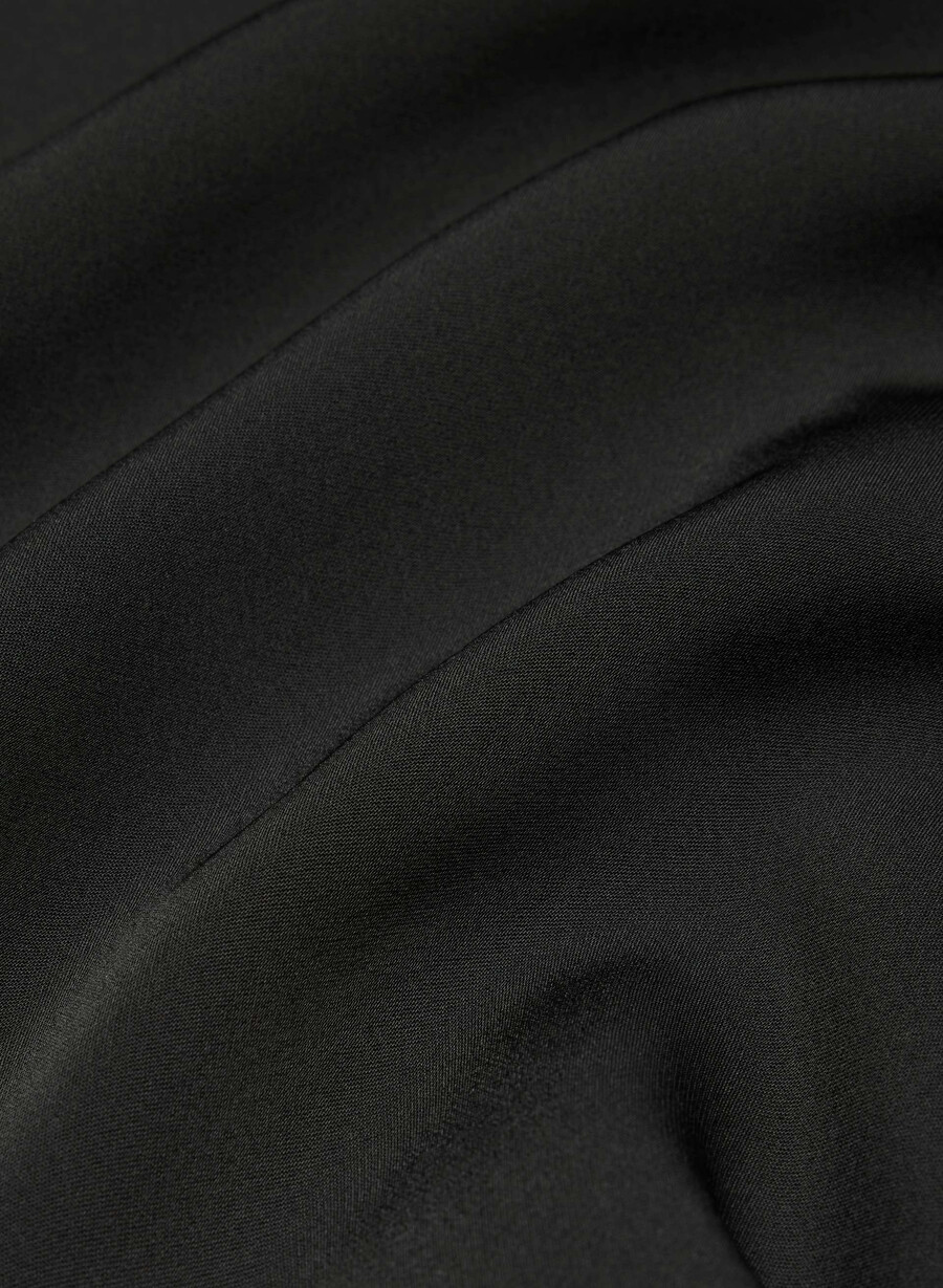 rochie confession din satin negru