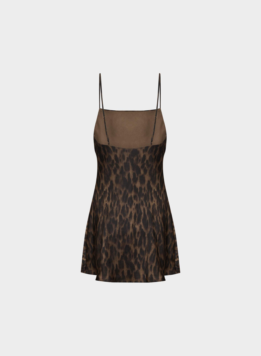 rochie confession din satin cello maronegru