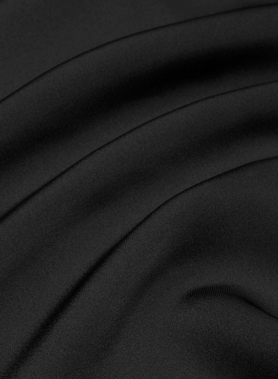 rochie candela din satin neagrĂ