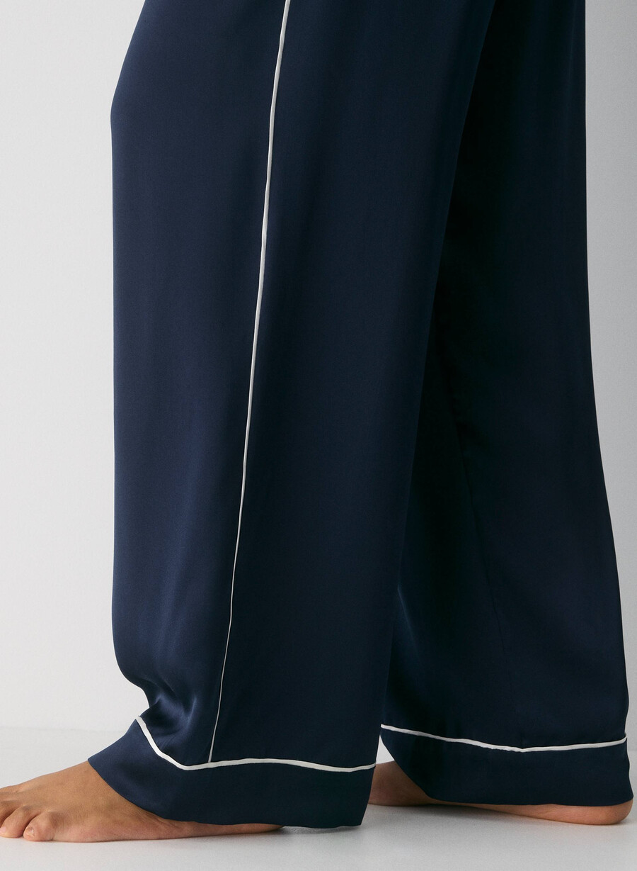 pantaloni de pijama din mătase nightside admiral