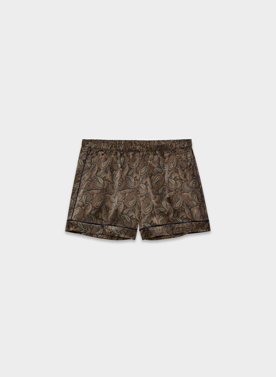 boxer de pijama din mătase nightside drk nt nvycnmn