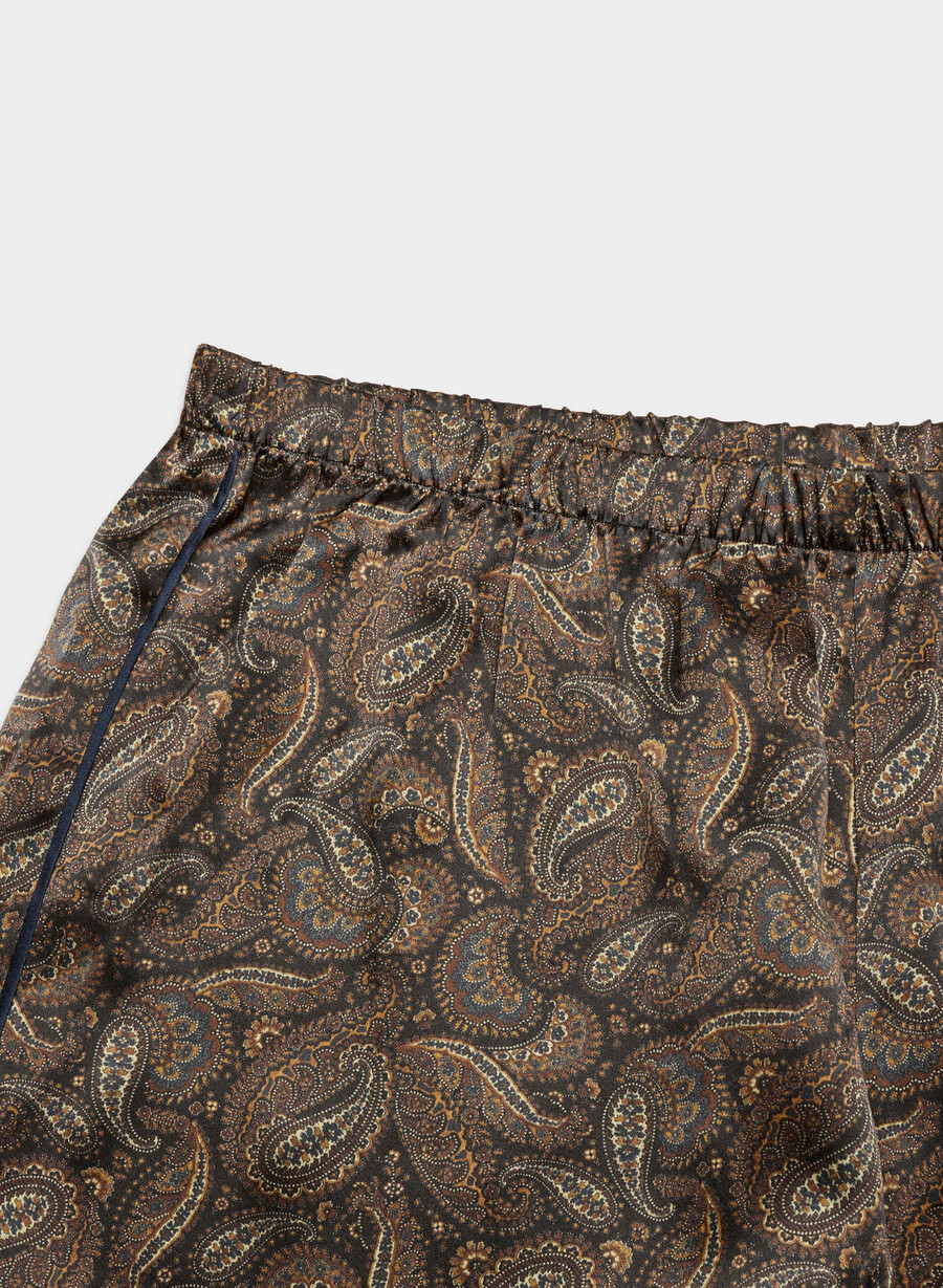 boxer de pijama din mătase nightside drk nt nvycnmn