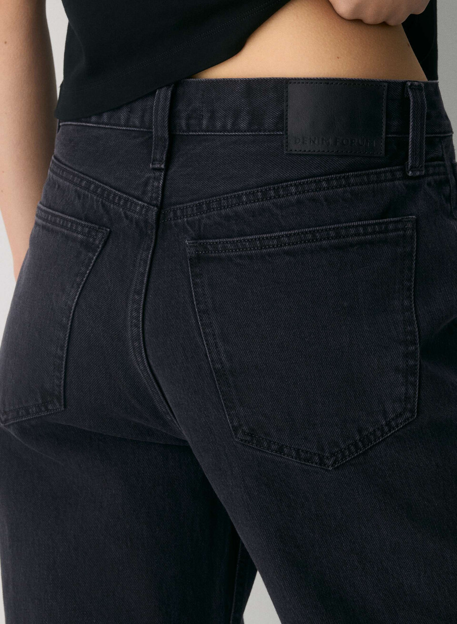 denim forum blugi largi cu talie joasă iggy din anii 90 tuș de ochi negru