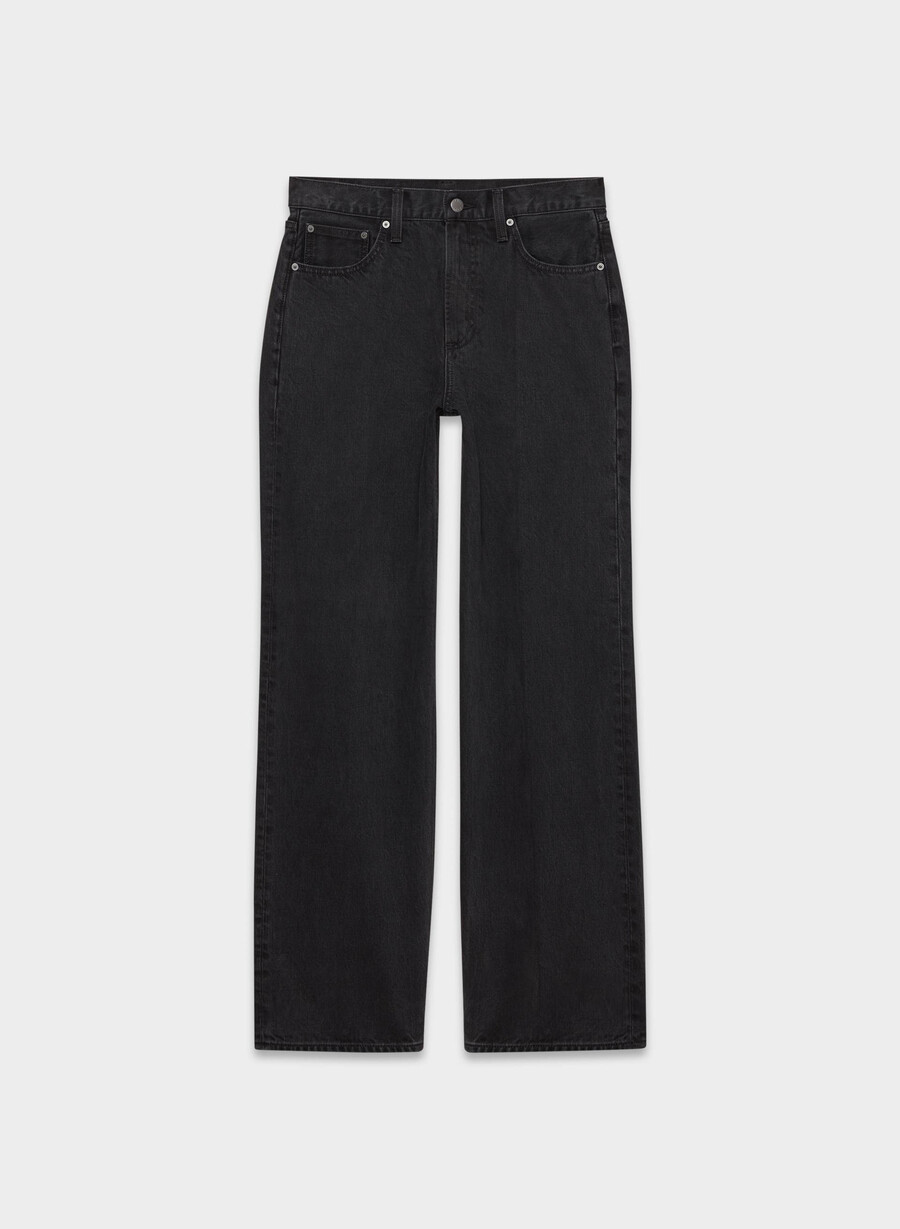 denim forum blugi largi cu talie joasă iggy din anii 90 tuș de ochi negru