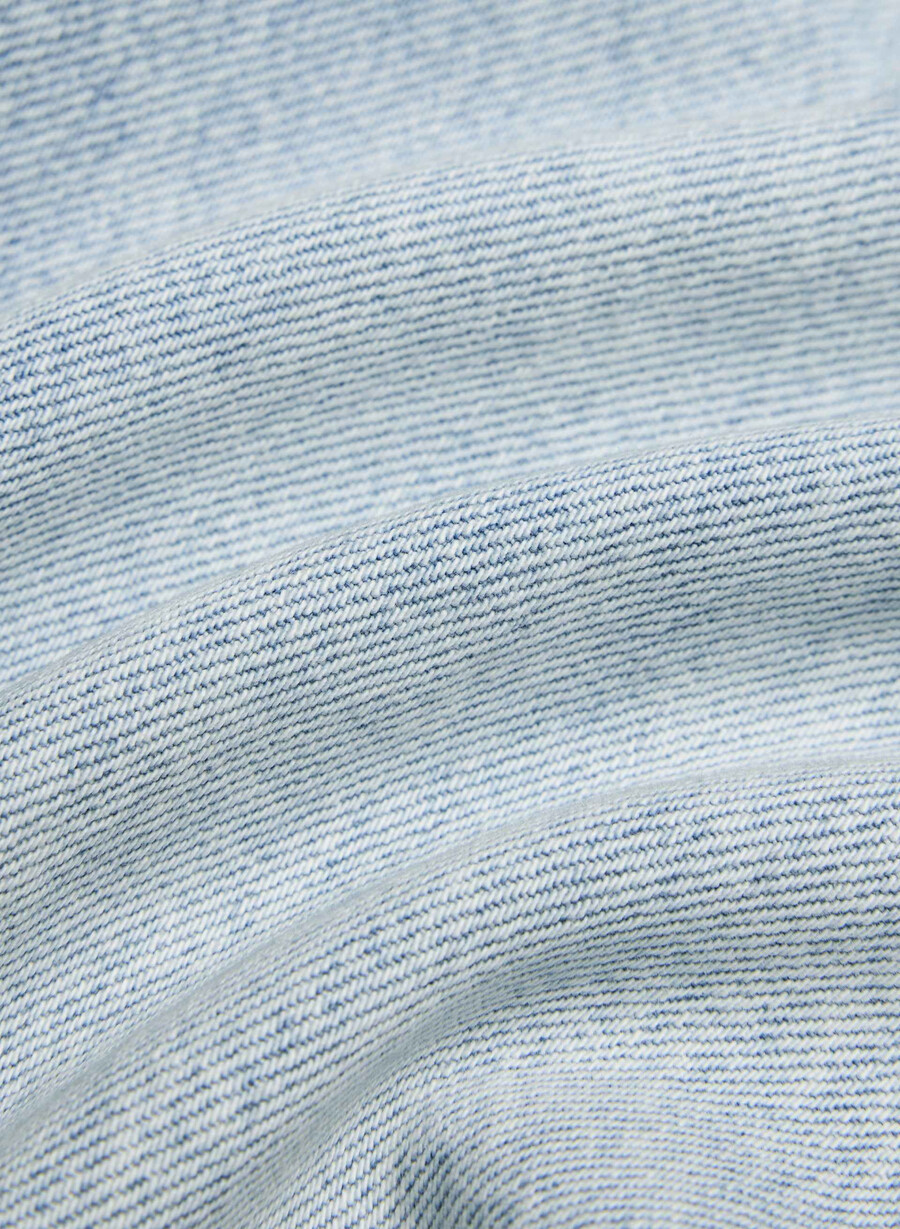 denim forum blugi largi iggy cu talie mică anii 90 15 ani culoare albastru-aprins