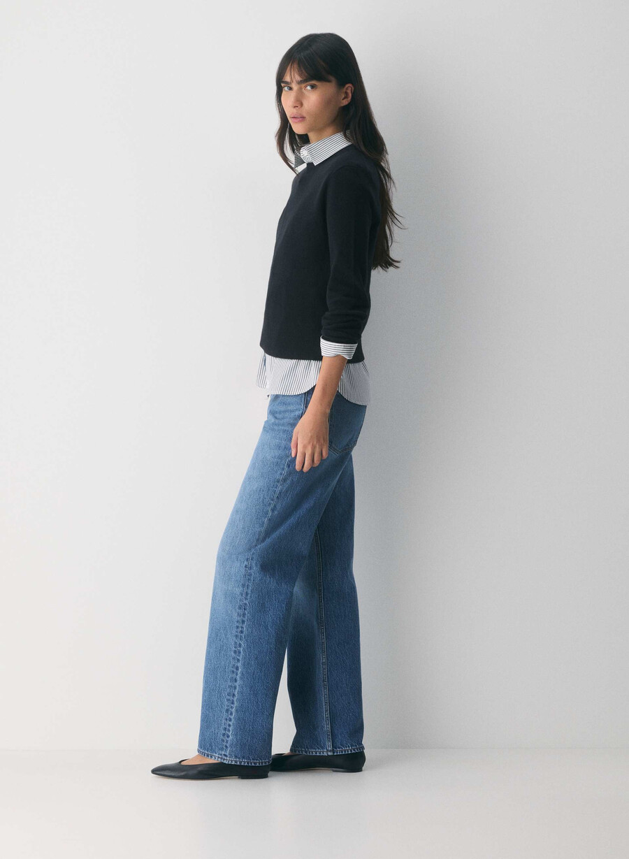 denim forum blugi largi iggy cu talie joasă din anii 90 5 ani kiss n tell blue