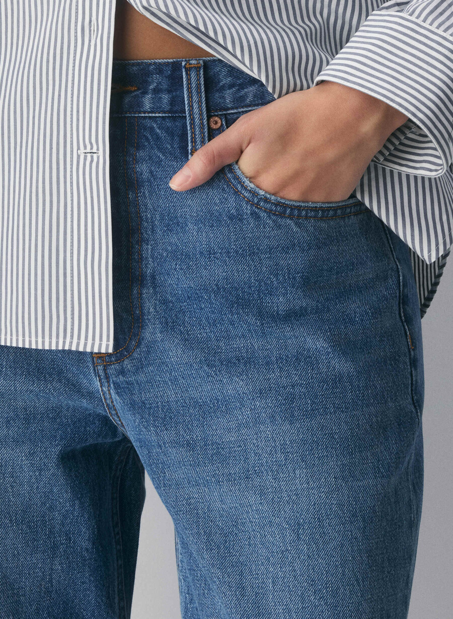 denim forum blugi largi iggy cu talie joasă din anii 90 5 ani kiss n tell blue