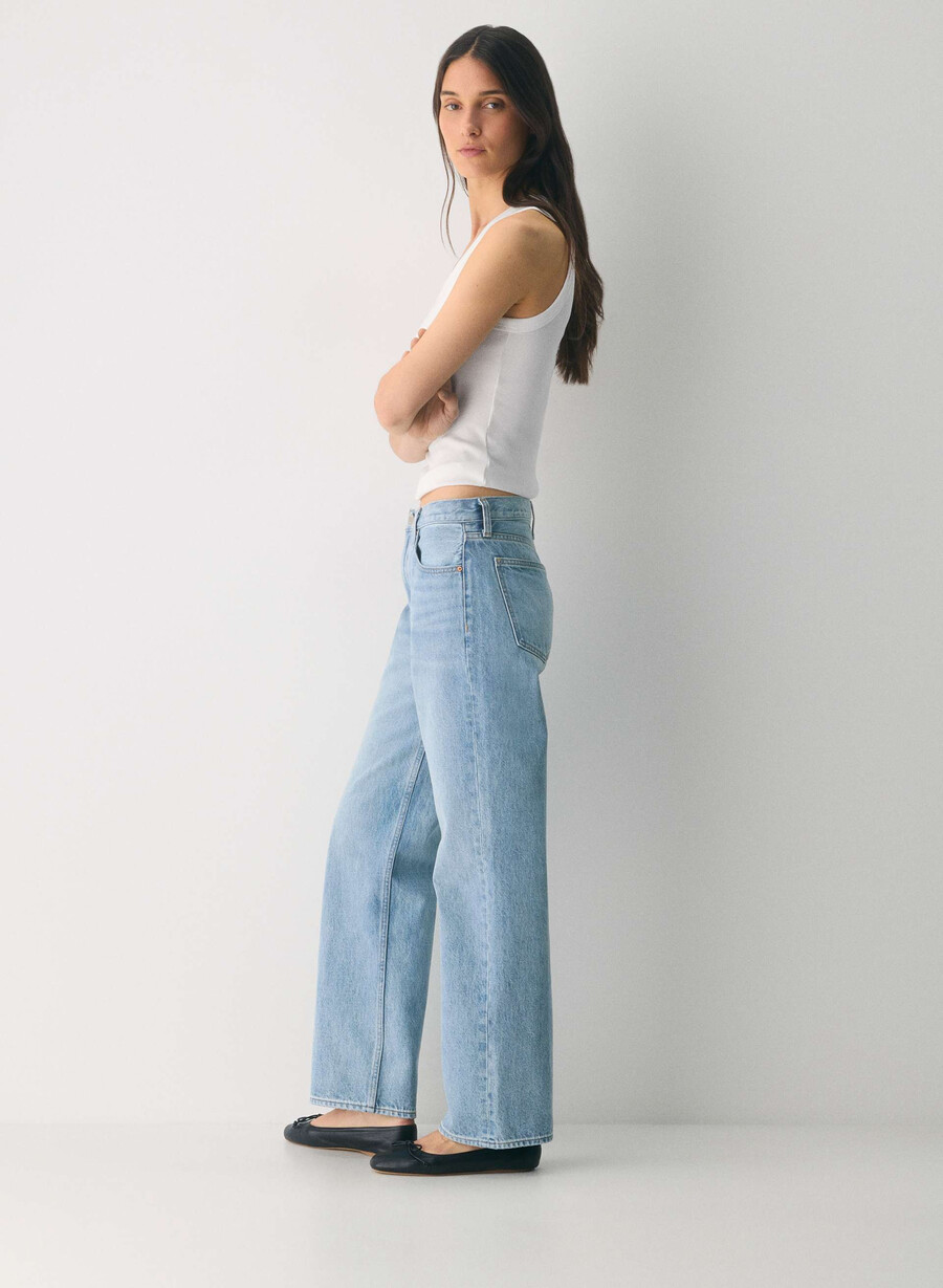denim forum blugi largi cu talie joasă iggy din anii 90 bleu taboo 7 ani