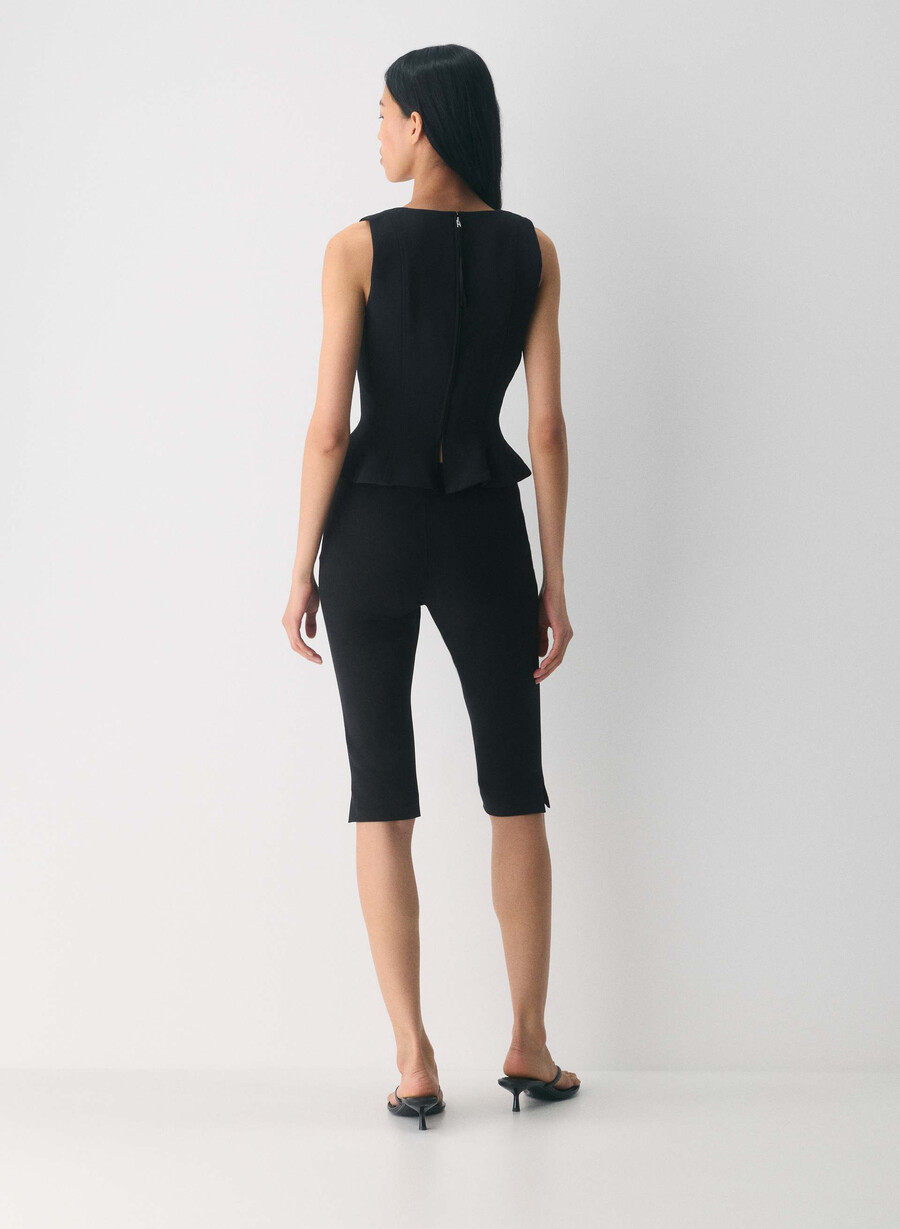 bustieră rhodora - crepette black