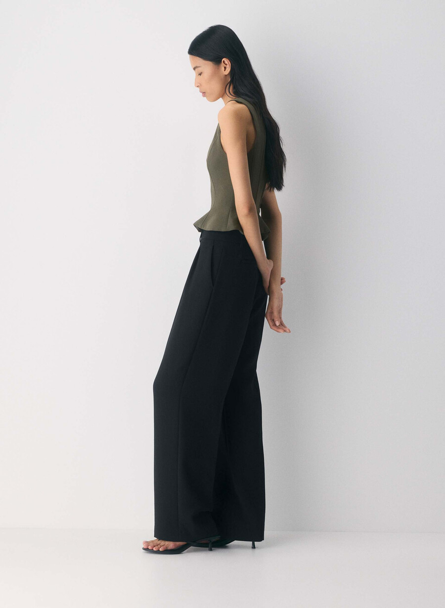 bustier rhodora - crepette dark olive