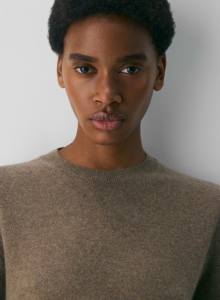 pulover bare cashmere bloor heather folio maro