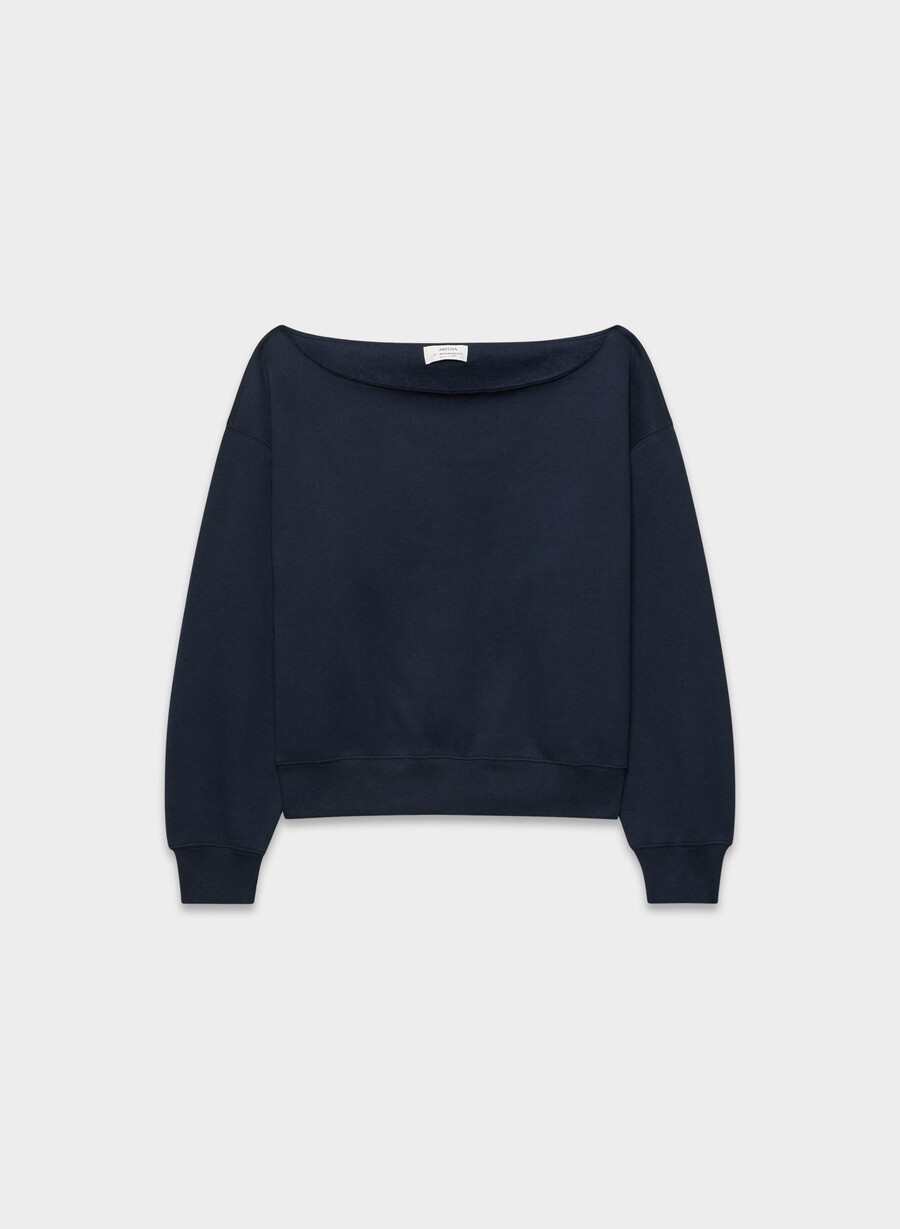 hanorac confortabil din fleece cu umăr gol admiral