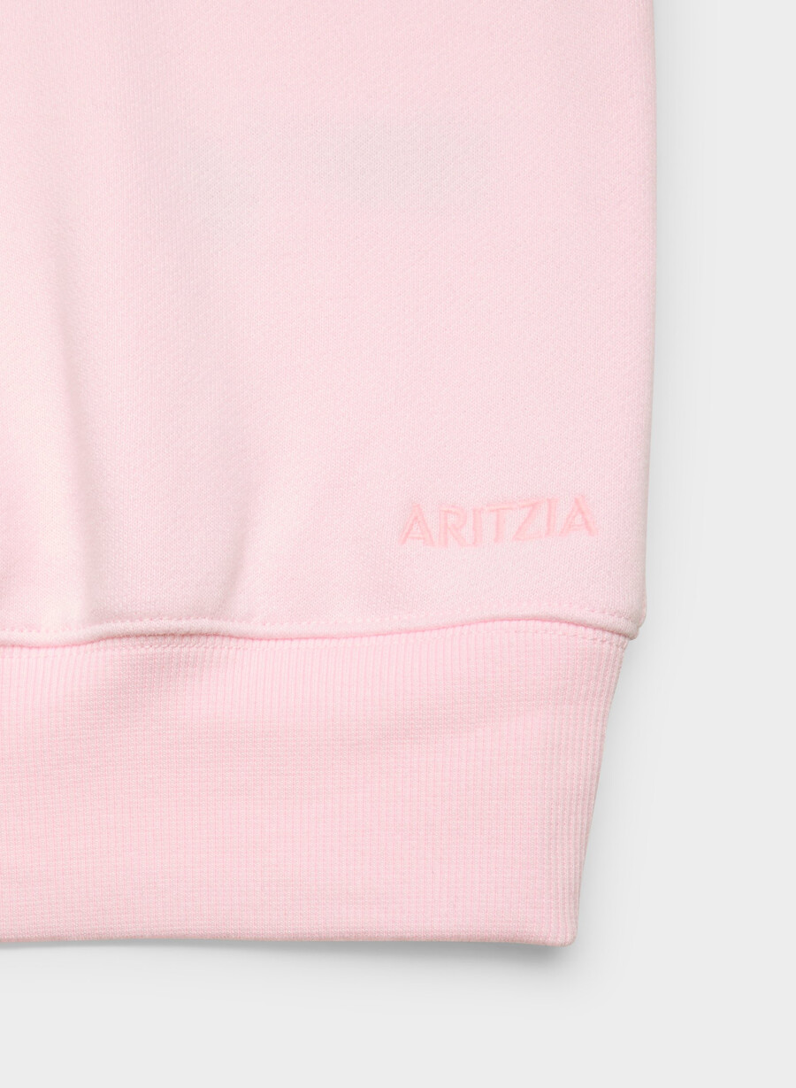 hanorac confortabil din fleece cu umăr gol villa pink