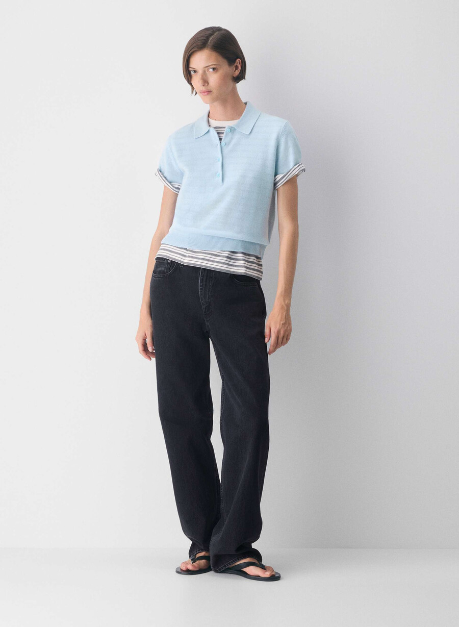 pulover polo bare cashmere cellini villa blue