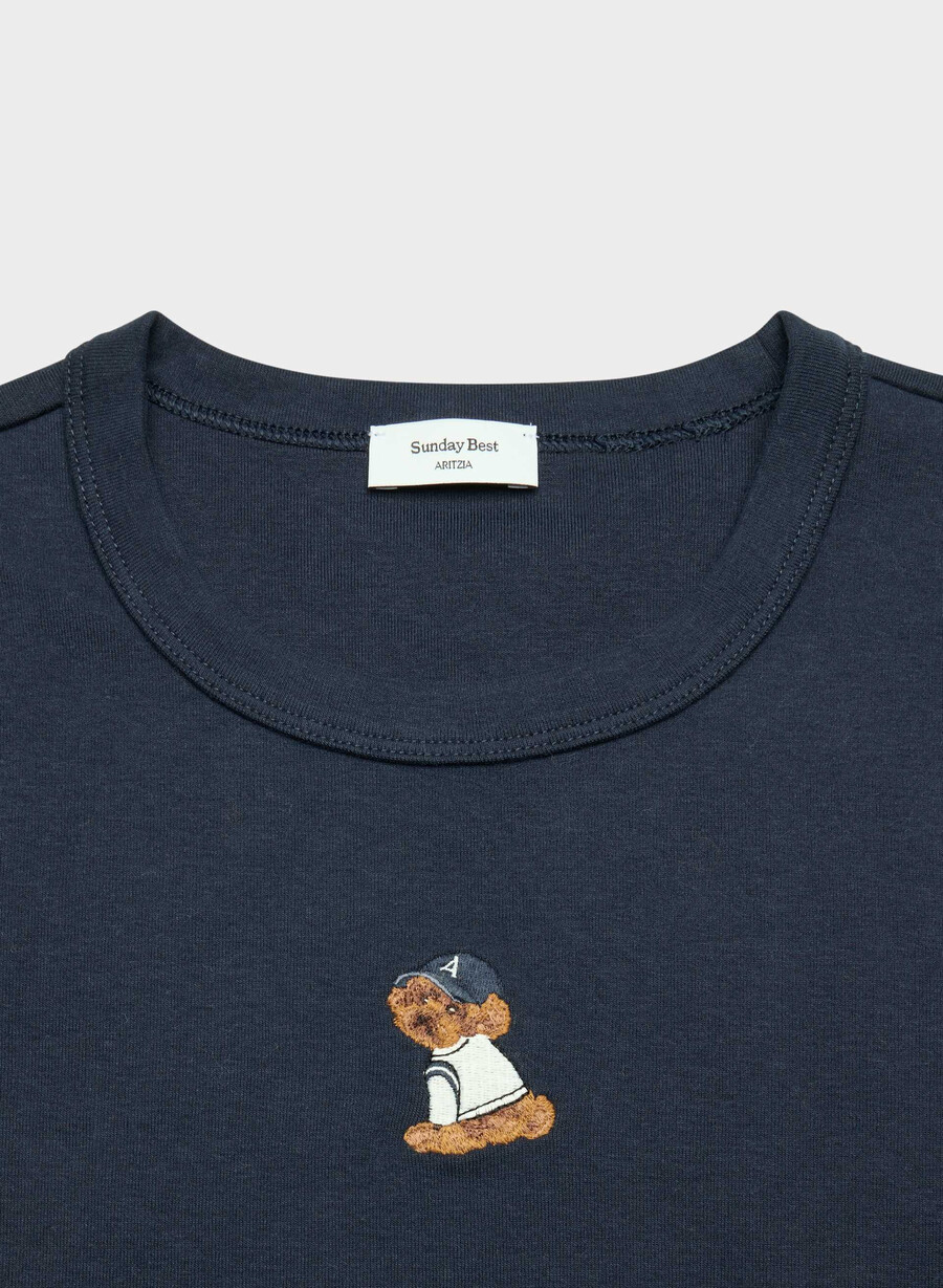 tricou besthug cu imprimeu cu nervuri mici cu simboluri admiralcap george