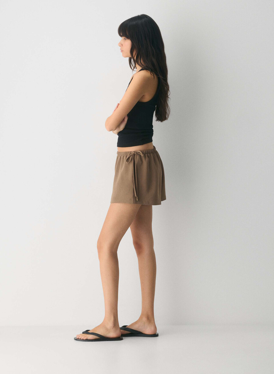 artisan short - crepette folio brown