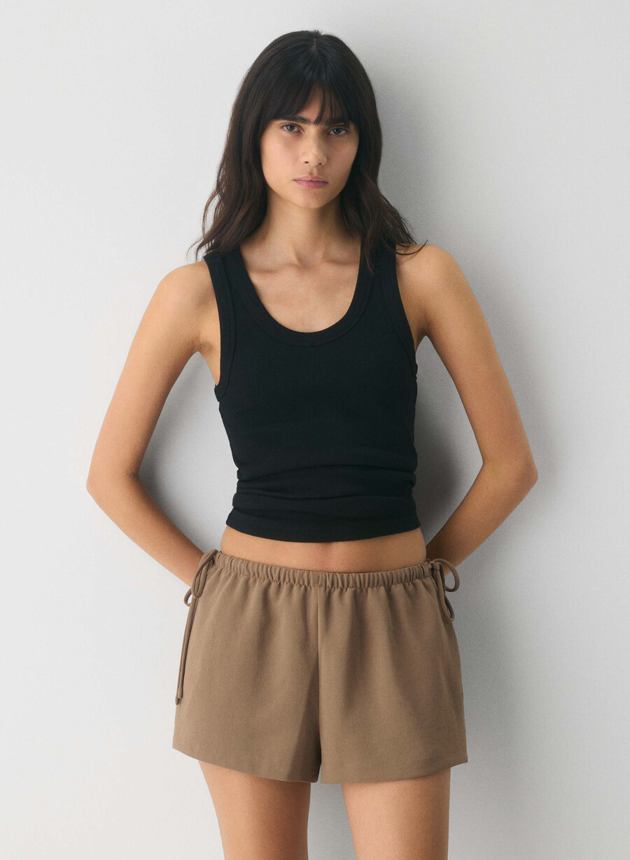 artisan short - crepette folio brown