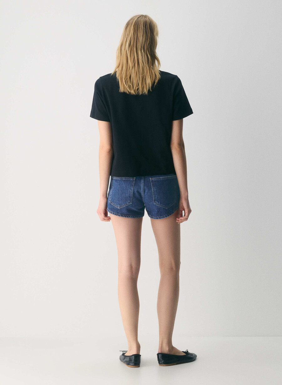 pantaloni scurți agolde cu talie joasă parker jeans enamour