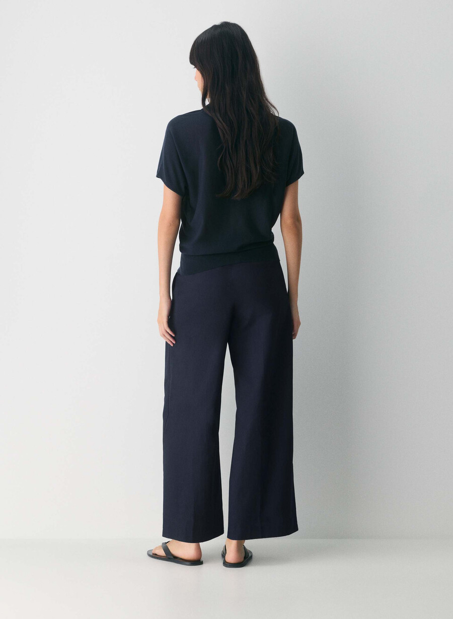 pantaloni middlebury - chino oxford bleumarin