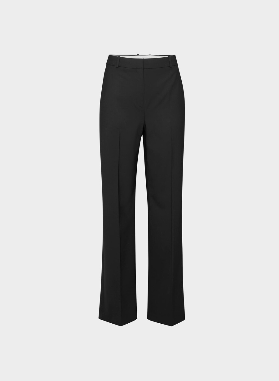pantaloni din lână new agency negri