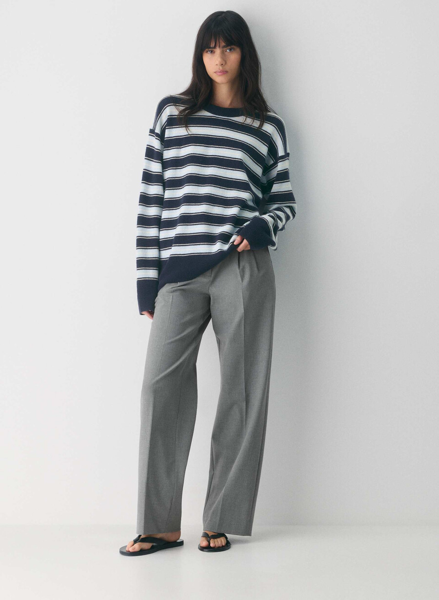 pulover bare cashmere lejer admiral villa blu