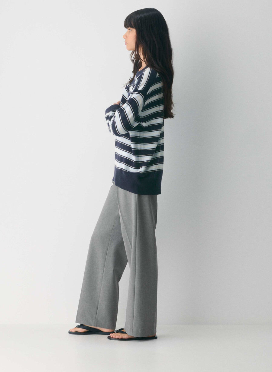pulover bare cashmere lejer admiral villa blu