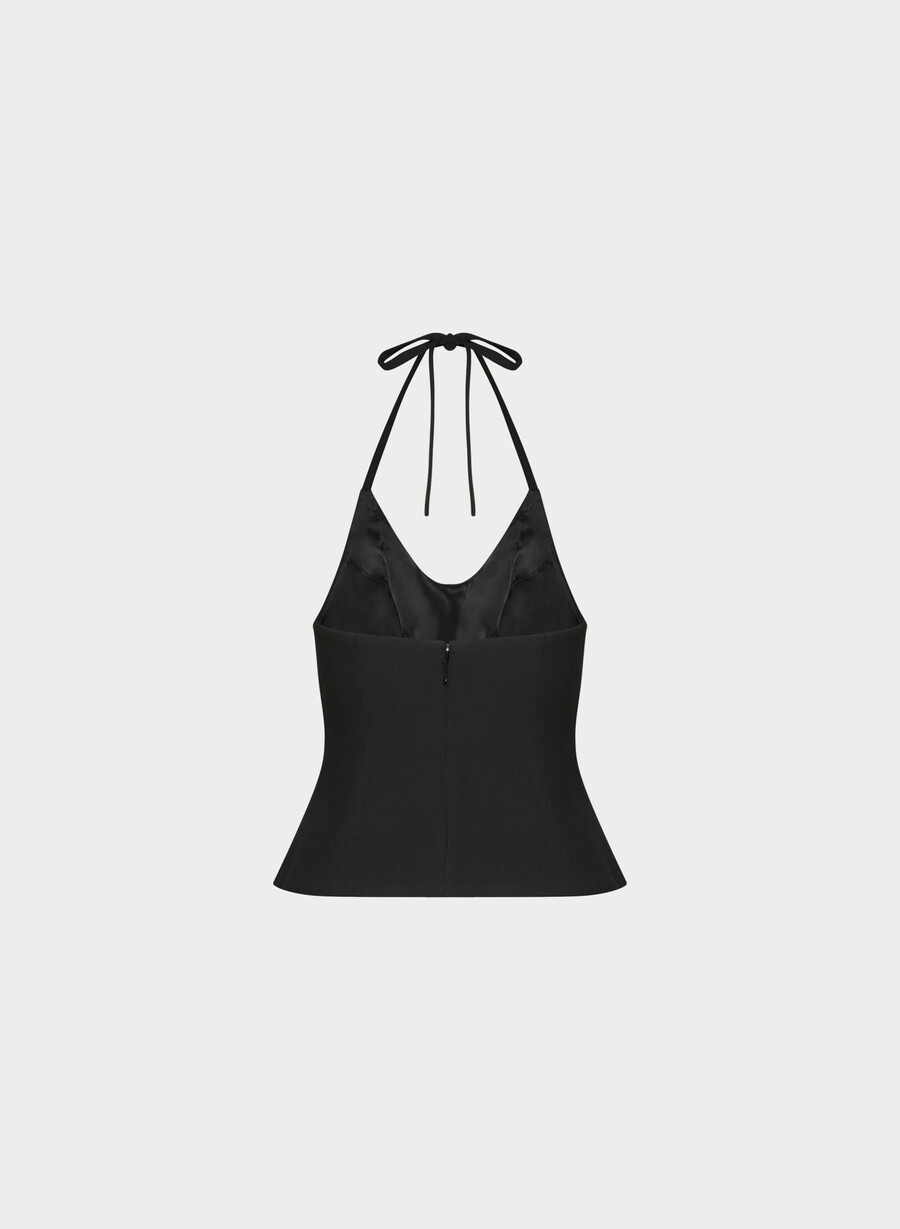 top convention halter negru