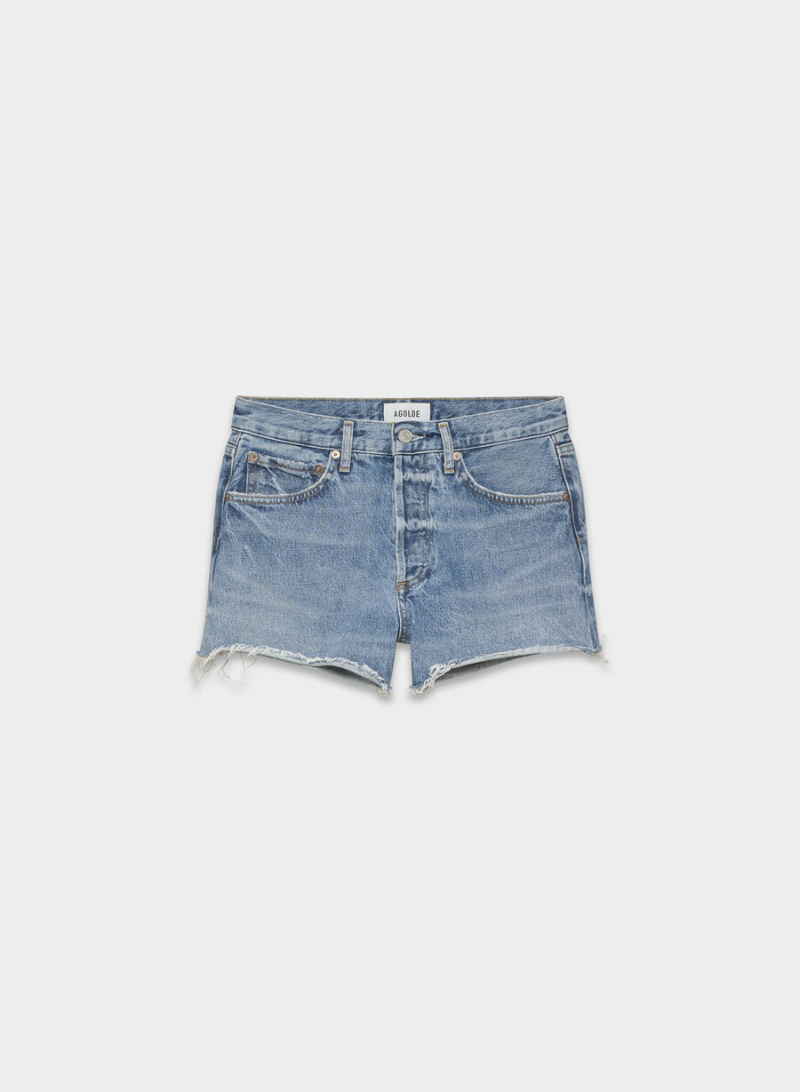 agolde parker jean short cor