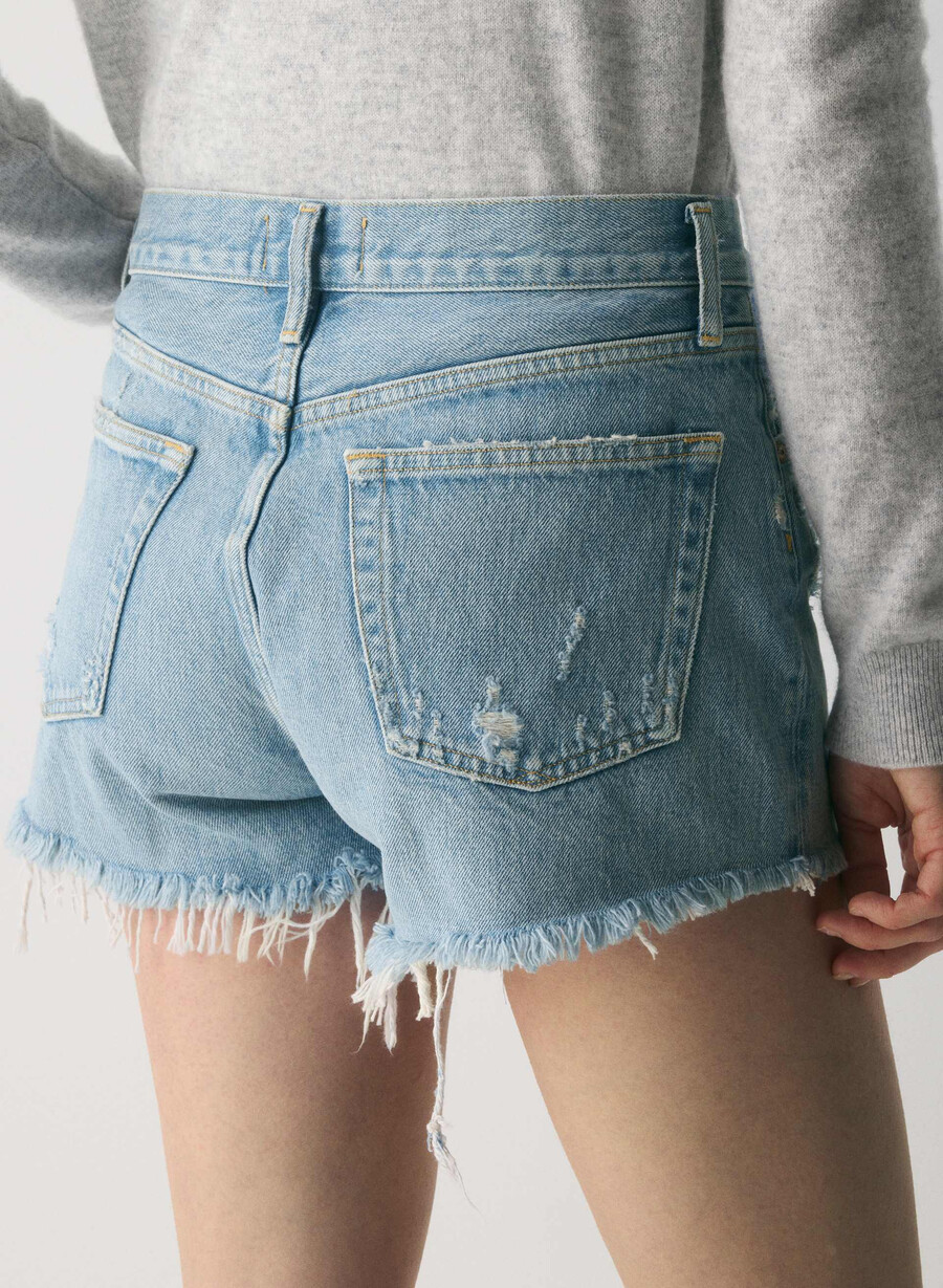 agolde parker jean short cor