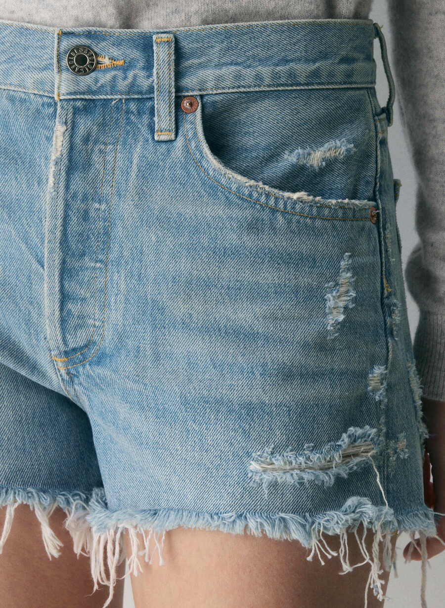 agolde parker jean short cor