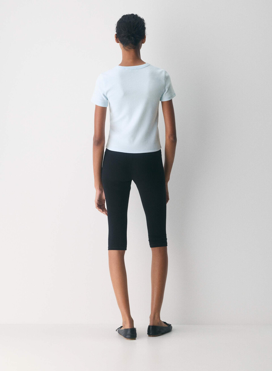 tricou besthug little ribbed villa bluewhite