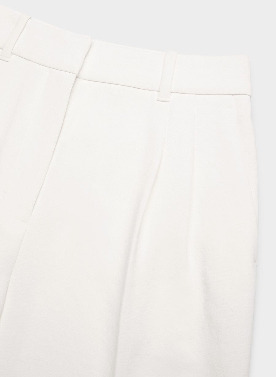 pantalonii fără efort - crepette culoare deschisĂ de mesteacĂn
