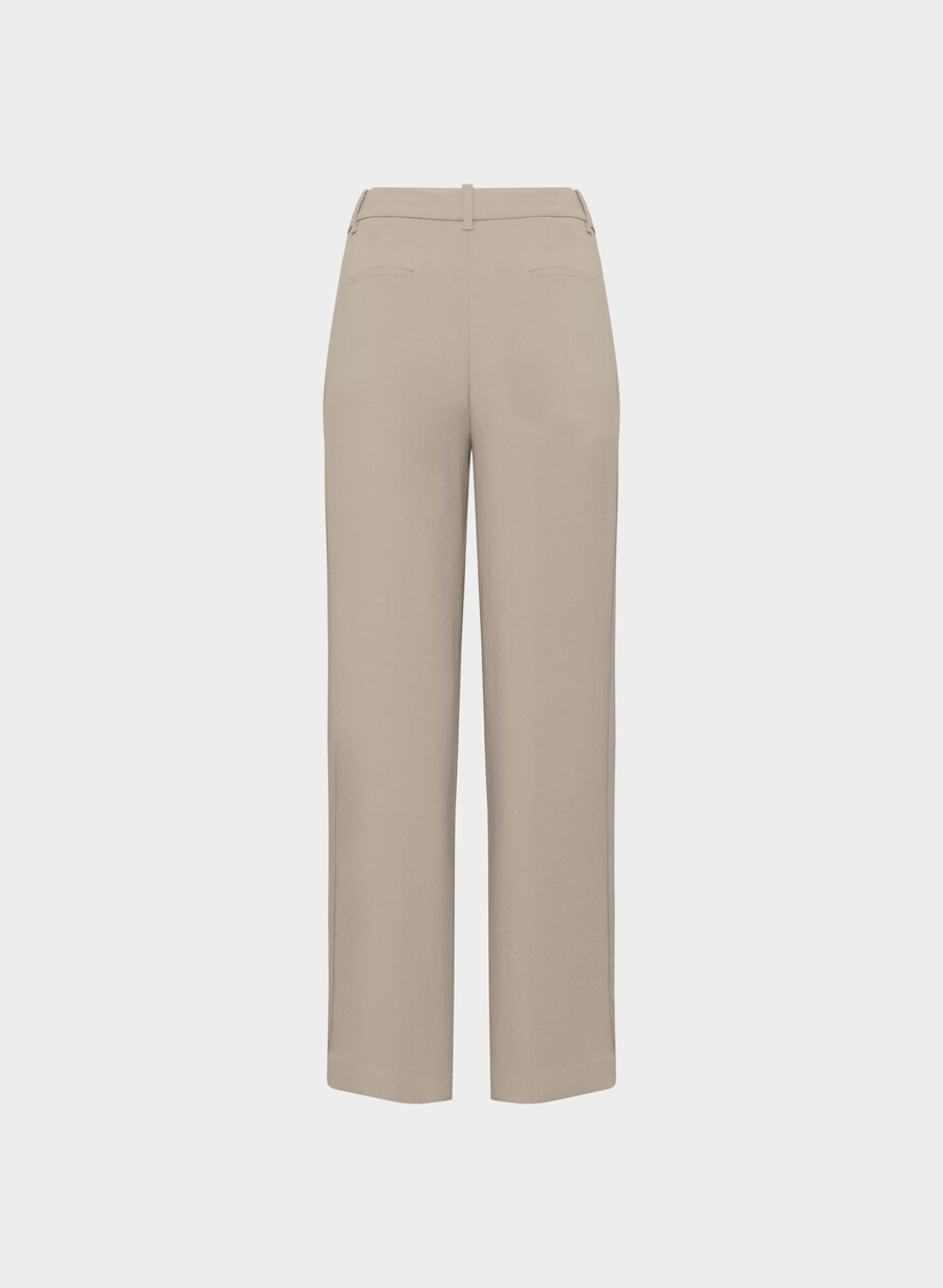 pantalonii fără efort - crepette nomad taupe