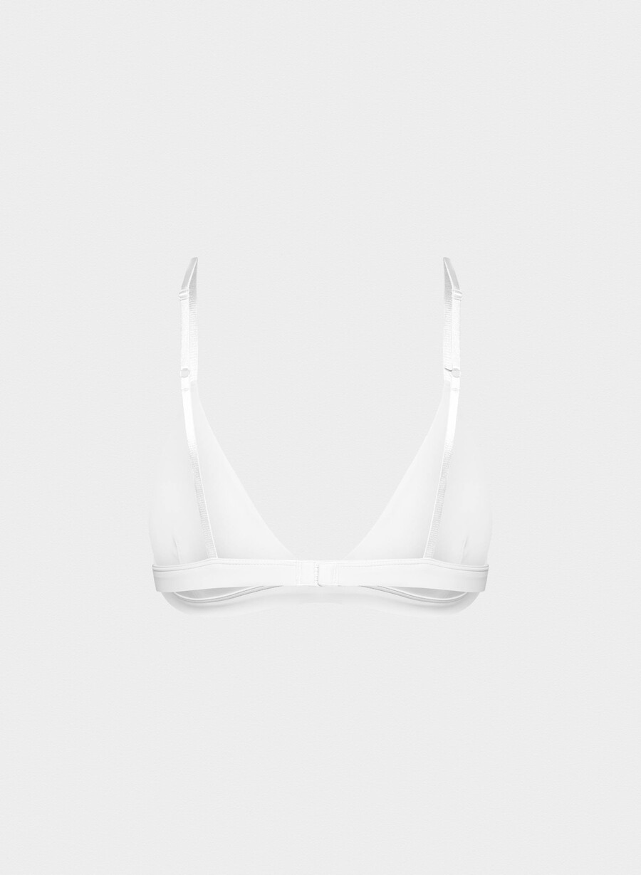sutien triunghiular alb