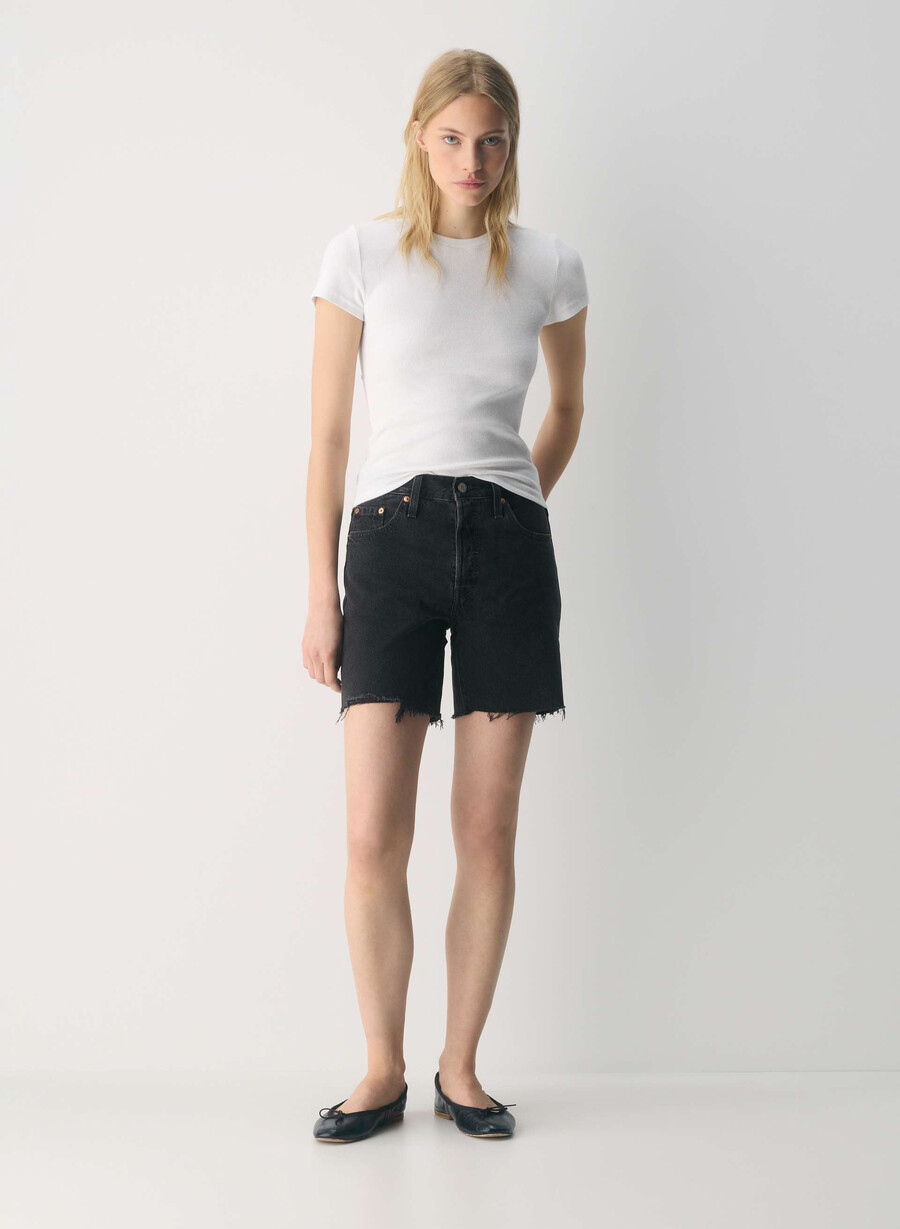 levis 501 jeans pantaloni scurți până la coapsă lunar black