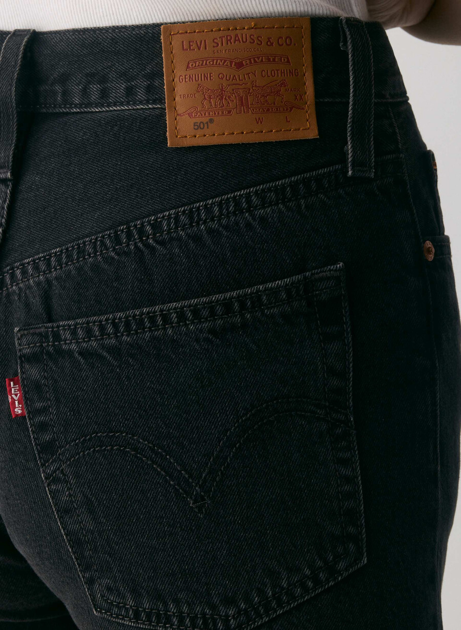 levis 501 jeans pantaloni scurți până la coapsă lunar black