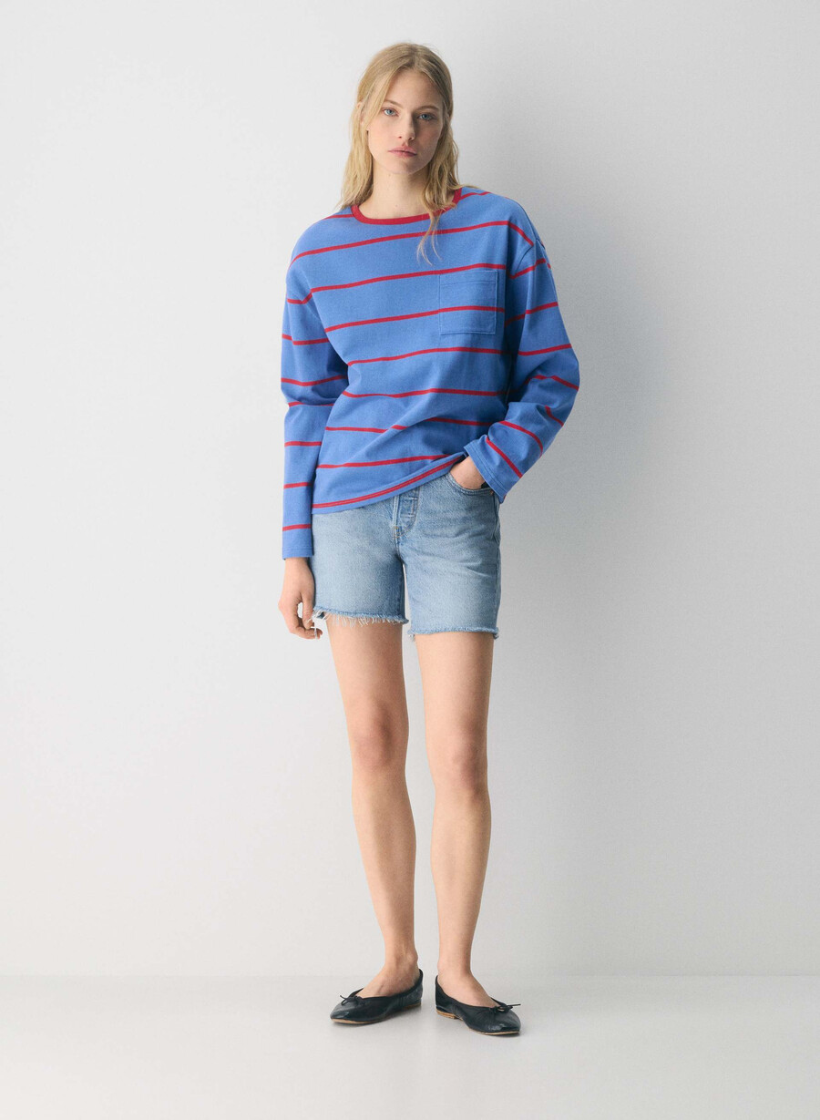 pantaloni scurți levis 501 jeans la jumătatea coapsei stil fun flare