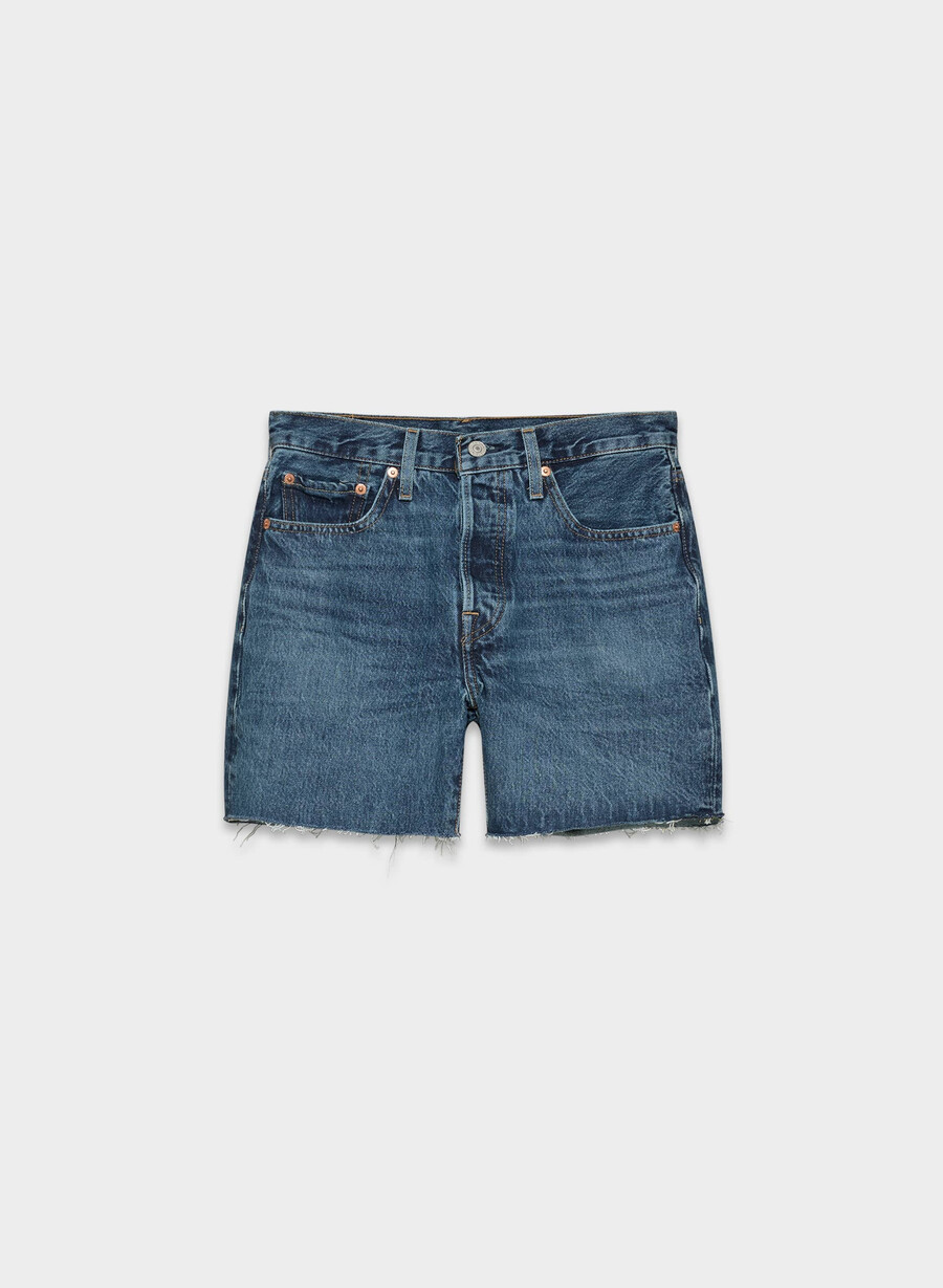 levis 501 jeans scurți la jumătatea coapsei demisiune