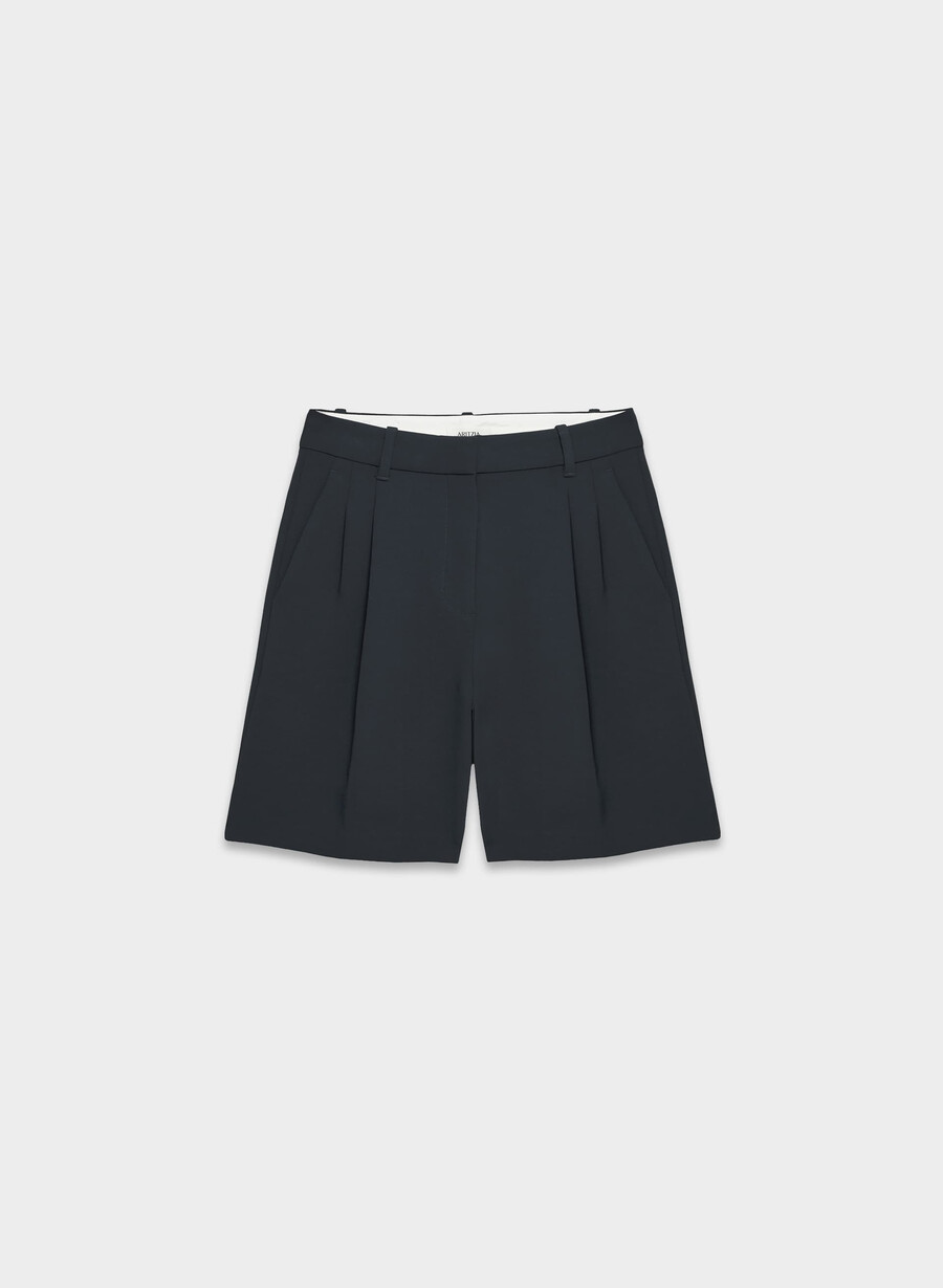 pantaloni scurți lungi the effortless short - crepette bleumarin bleumarin Închis
