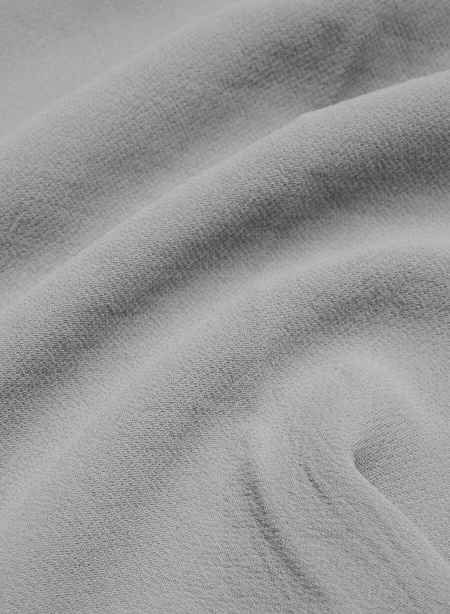 pantaloni scurți lungi the effortless short - crepette riverstone grey