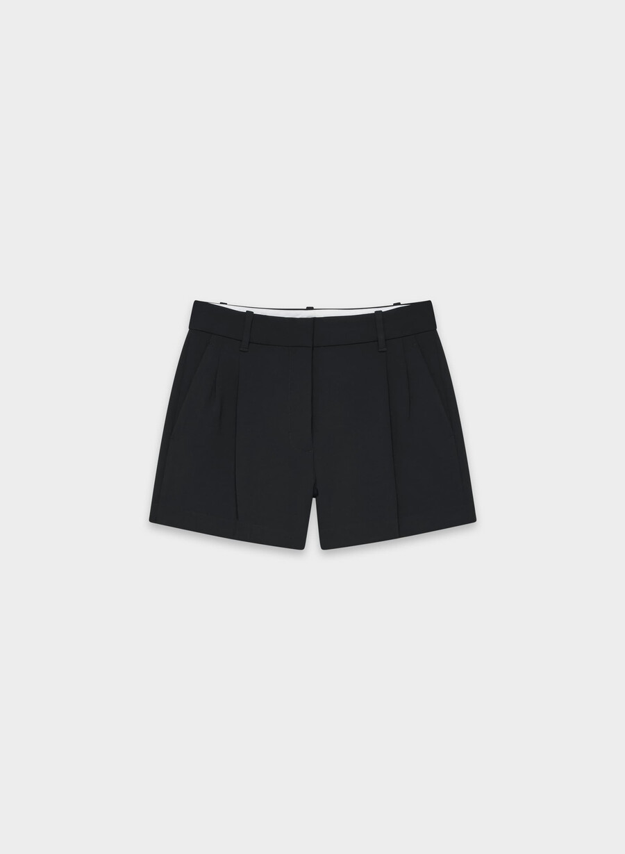 pantaloni scurți the effortless short mini - crepette negri