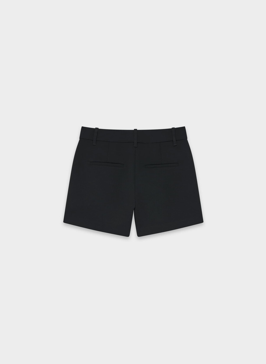pantaloni scurți the effortless short mini - crepette negri
