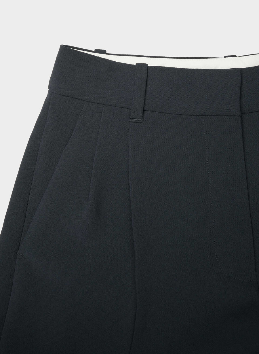 pantaloni scurți the effortless short mini - crepette bleumarin bleumarin Închis