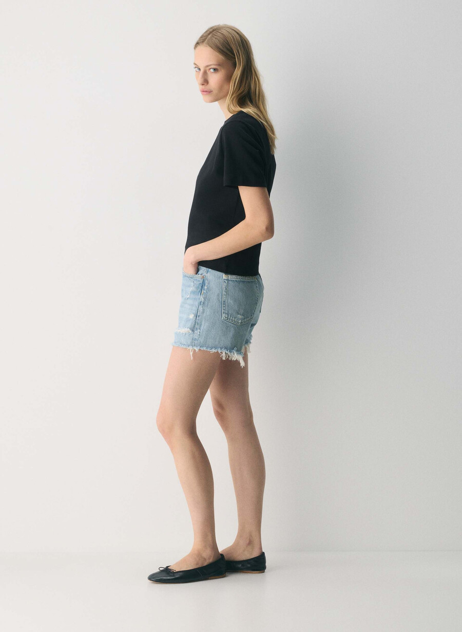 pantaloni scurți agolde parker long jeans swapmeet blue