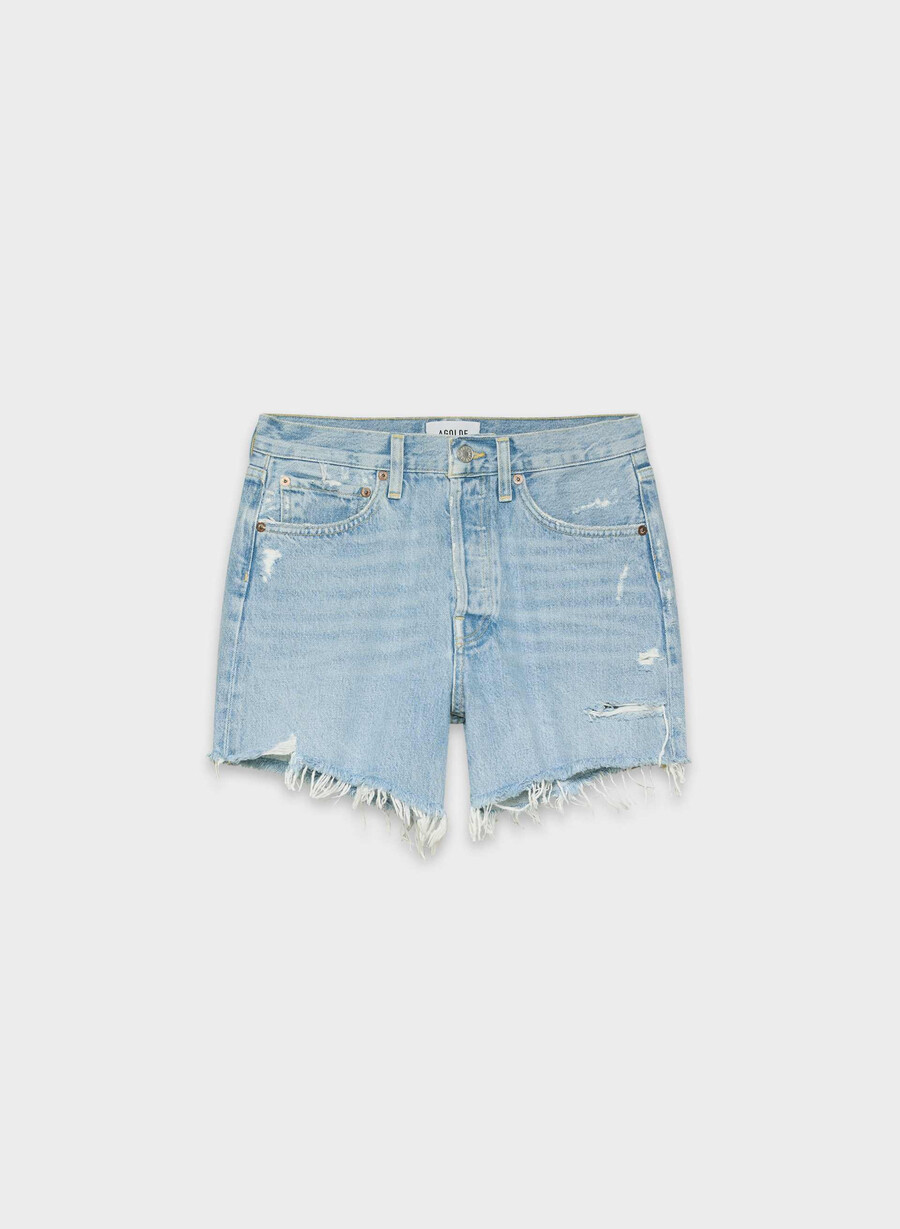 pantaloni scurți agolde parker long jeans swapmeet blue