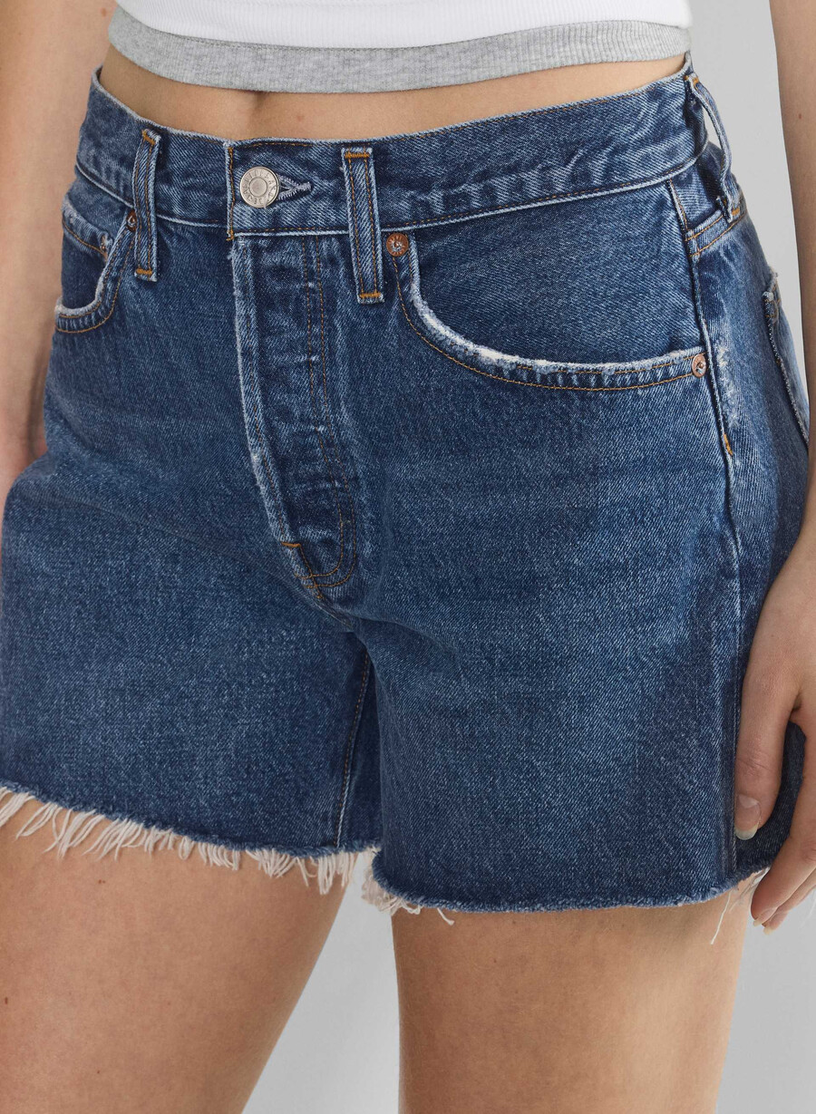 jeans scurți lungi agolde parker atenȚie