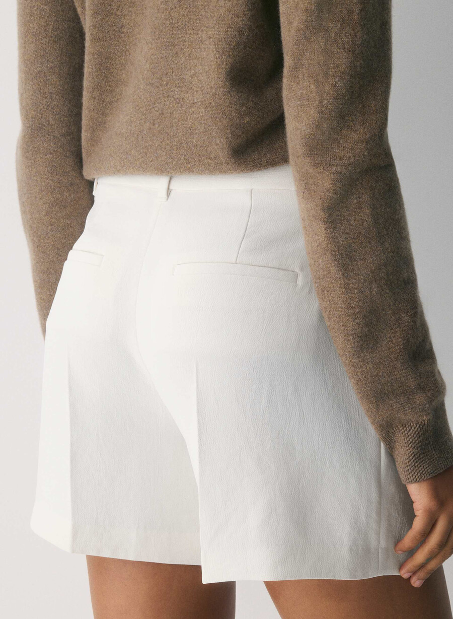 pantaloni scurți the effortless short la jumătatea coapsei - crepette bleumarin Închis